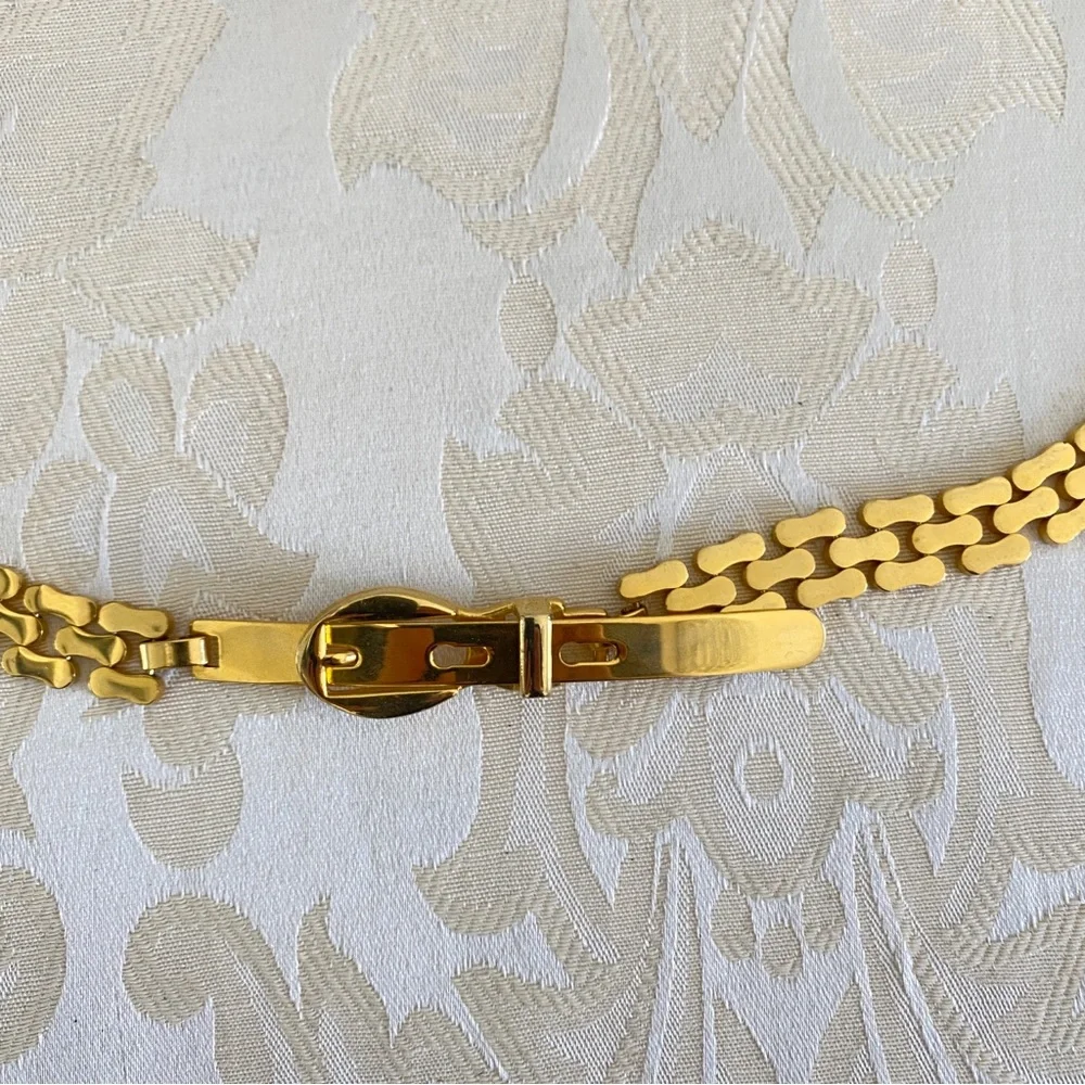 Gold chain belt